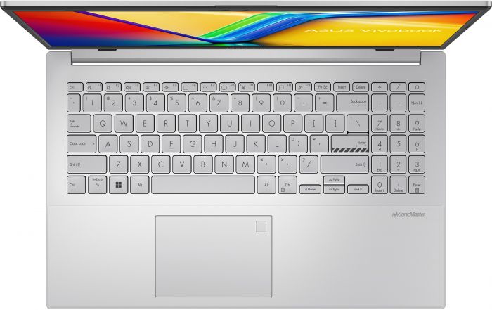 Ноутбук ASUS Vivobook GO E1504FA-BQ186 15.6" FHD IPS, AMD R3-7320U, 8GB, F256GB, UMA, NoOS, Сріблястий
