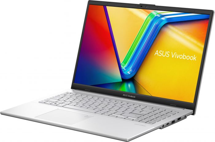 Ноутбук ASUS Vivobook GO E1504FA-BQ186 15.6" FHD IPS, AMD R3-7320U, 8GB, F256GB, UMA, NoOS, Сріблястий