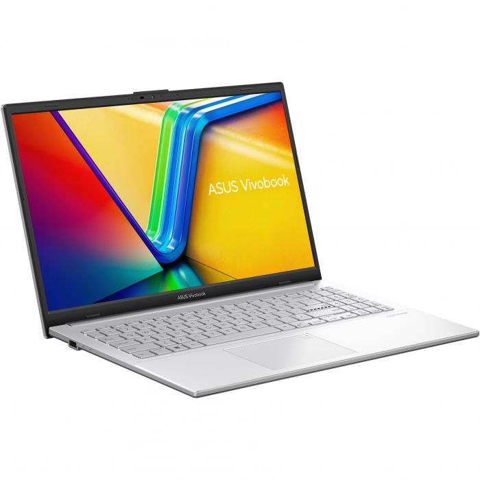 Ноутбук ASUS Vivobook GO E1504FA-BQ073WS 15.6" FHD IPS, AMD R5-7520U, 8GB, F512GB, UMA, Win11, Сріблястий