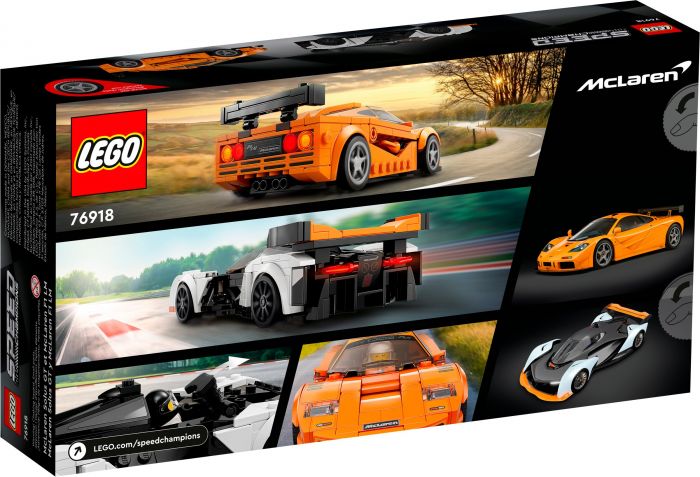 Конструктор LEGO Speed Champions McLaren Solus GT і McLaren F1 LM