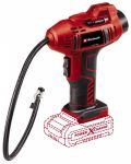 Компресор ручний акум Einhell CE-CC 18 Li - Solo, 18В, PXC, 12-10 та 8 л/хв, 11 бар, 0.6 м, 0.76 кг (без АКБ і ЗП)