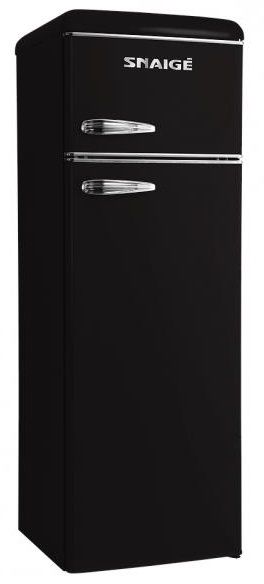Холодильник Snaige з верхн. мороз., 165.5x56х63, холод.відд.-201л, мороз.відд.-46л, 2дв., A++, ST, retro, чорний