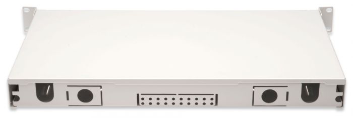 Оптична панель DIGITUS 19' 1U, 12xLC duplex, incl, Splice Cass, OS2 Color Pigtails, Adapter