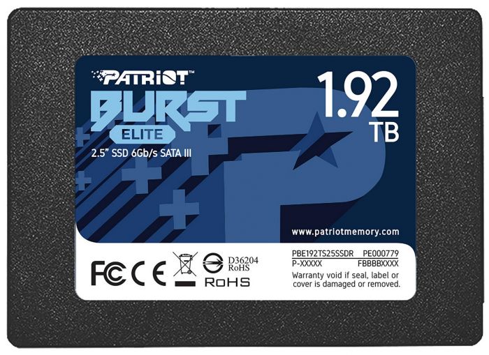 Накопичувач SSD Patriot 2.5" 1920GB SATA Burst Elite