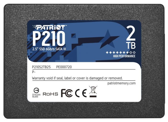 Накопичувач SSD Patriot 2.5" 2TB SATA P210