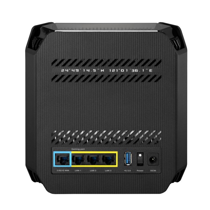 Маршрутизатор ASUS ROG Rapture GT6 1PK black AX10000 3xGE LAN 1x2.5GE WAN 1xUSB 3.2 g1 WPA3 OFDMA MESH