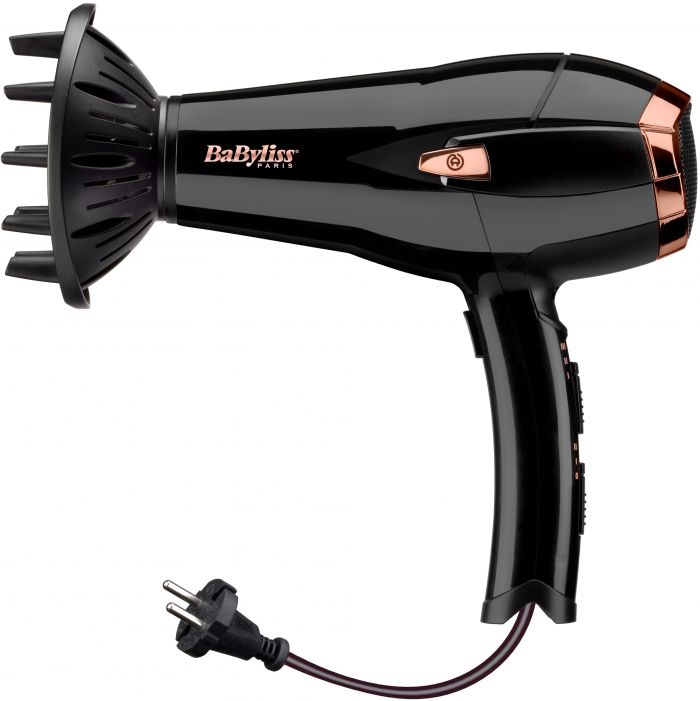 Фен BaByliss D373E, 2000Вт, змотування шнур. чорний