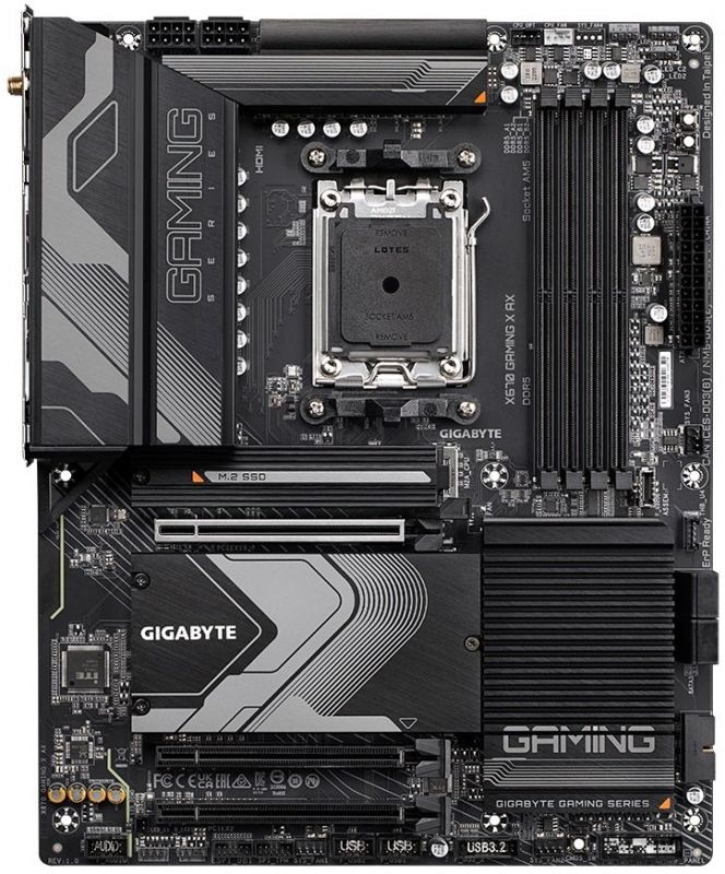Материнcкая плата GIGABYTE X670 GAMING X AX DDR5 sAM5 X670 4xDDR5 HDMI DP ATX