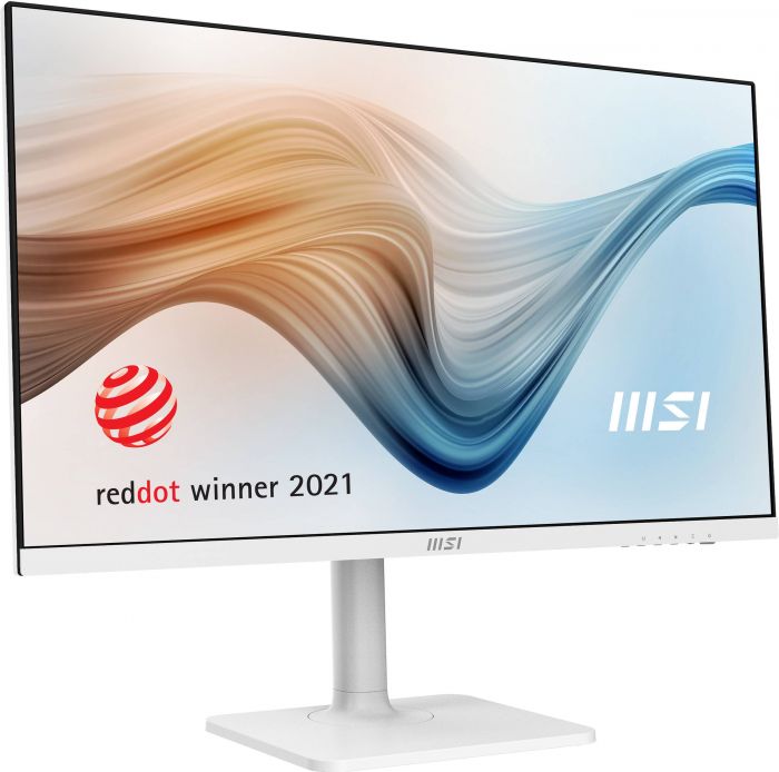 Монітор LCD 27" MSI Modern MD272QPW HDMI, DP, USB-C, 2xUSB, MM, IPS, 2560x1440, 75Hz, 4ms, 95%sRGB, Pivot, White