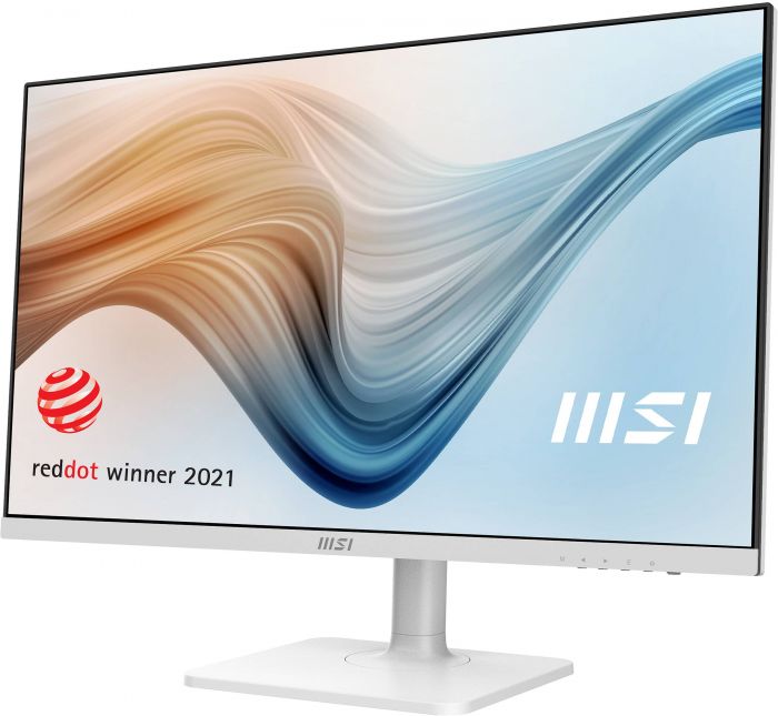 Монітор LCD 27" MSI Modern MD272QPW HDMI, DP, USB-C, 2xUSB, MM, IPS, 2560x1440, 75Hz, 4ms, 95%sRGB, Pivot, White