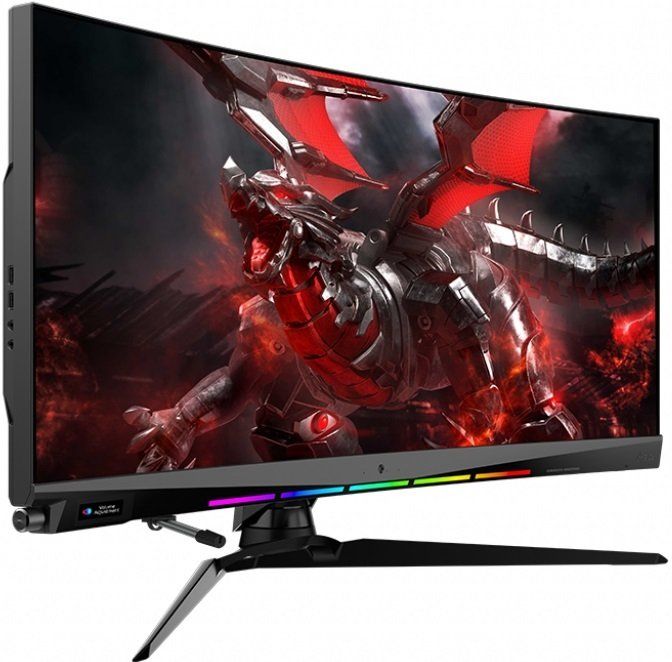 Монітор LCD 37.5" MSI Optix MEG381CQR-Plus 2xHDMI, DP, 3xUSB, IPS, 3840x1600, 21:9, 175Hz, 1ms, 96%DCI-P3, CURVED, G-Sync, HAS, HDR600, Cam