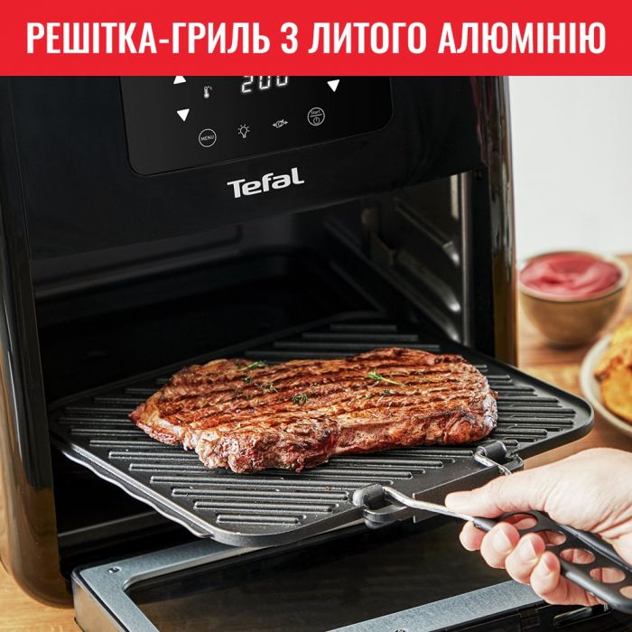 Мультипіч Tefal Easy Fry Oven&Grill, 2050Вт, сенсорне, пластик, чорний