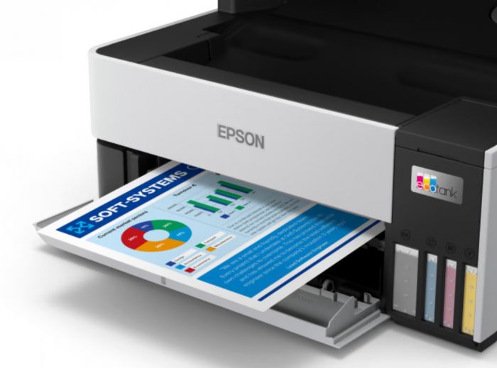 БФП ink color A4 Epson EcoTank L6490 37_23 ppm Fax ADF Duplex USB Ethernet Wi-Fi 4 inks Pigment