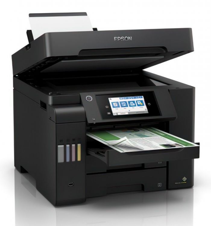 БФП ink color A4 Epson EcoTank L6550 32_22 ppm Fax ADF Duplex USB Ethernet Wi-Fi 4 inks Pigment