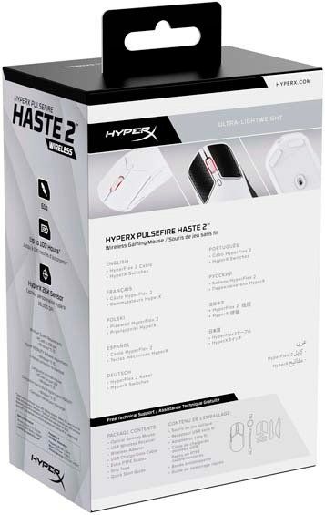 Миша HyperX Pulsefire Haste 2 WL, White