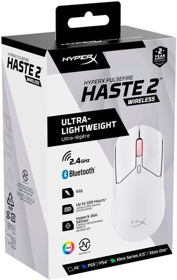 Миша HyperX Pulsefire Haste 2 WL, White