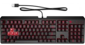 Клавіатура HP OMEN Encoder LED 104key Cherry MX Red USB Black