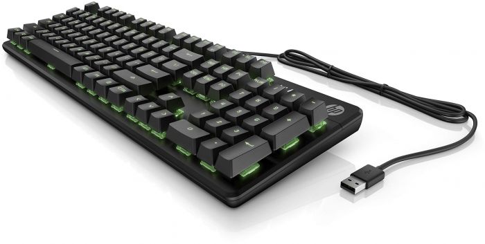 Клавіатура HP Pavilion Gaming 550 RGB 104key Red Hybrid USB Black