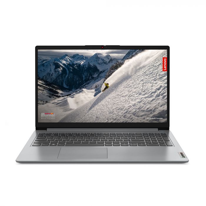 Ноутбук Lenovo IdeaPad 1 15.6" FHD IPS AG, Intel I3-1215U, 8GB, F256GB, UMA, DOS, сірий