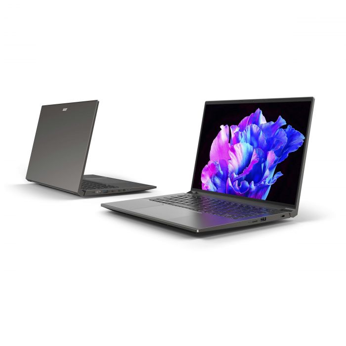 Ноутбук Acer Swift X SFX14-71G 14.5" 2.8K OLED, Intel i7-13700H, 16GB, F1TB, NVD4050-6, Lin, сірий