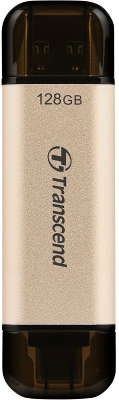 Накопичувач Transcend 128GB USB 3.2 Type-A + Type-C JetFlash 930 Black R420/W400MB/s