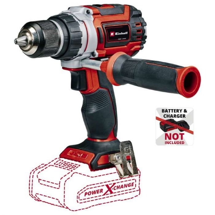 Шуруповерт-дриль Einhell TP-CD 18/60 Li BL - Solo акум., PXC, 18В, безщітк., 60 Нм, 1.37 кг (без АКБ і ЗП)