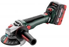 Шліфмашина кутова акумуляторна Metabo WVB 18 LT BL 11-125 Quick, 125мм, 18В 2*5.5Ач, 2800-10000об/хв, М14, 1.8кг