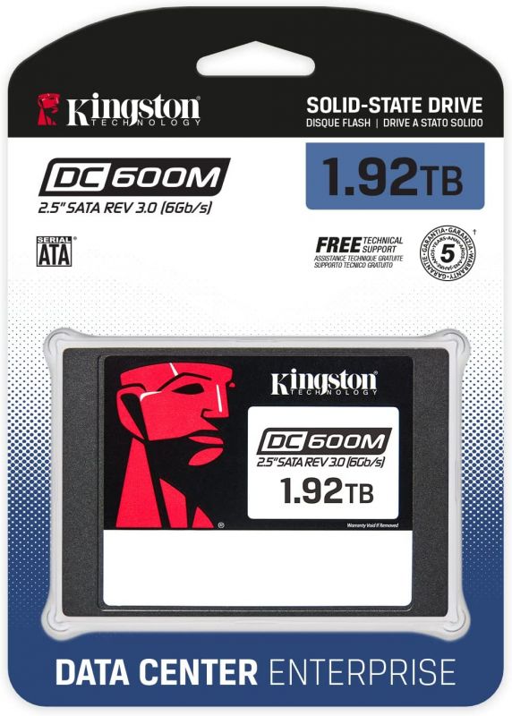 Накопичувач SSD Kingston 2.5" 1.9TB SATA DC600M