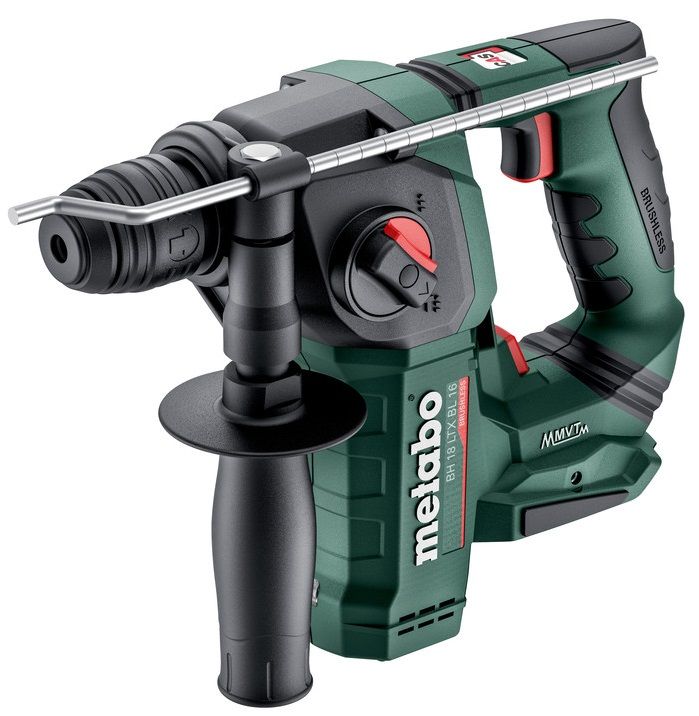 Перфоратор акумуляторний Metabo BH 18 LTX BL 16 SDS-plus 18В 1.3Дж 1.6кг без АКБ та ЗП 2 режими