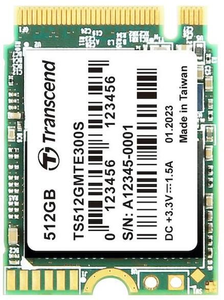 Накопичувач SSD Transcend M.2  512GB PCIe 3.0 MTE300S 2230