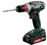 Шурпокрут-дриль Metabo BS 18 QUICK, акумуляторний, 2*18В, 2 Аг, 0-450/0-1600об/хв, патрон 1-10мм, 24/48Нм, metaBOX 145, 1.4кг