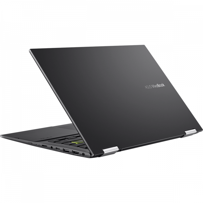 Ноутбук ASUS Vivobook Flip TP470EA-EC480W 14" FHD IPS Touch, Intel i5-1135G7, 8GB, F512GB, UMA, Win11, Чорний