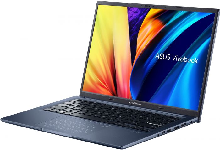 Ноутбук ASUS Vivobook M1403QA-LY127 14" WUXGA IPS, AMD R7-5800H/HS, 16GB, F512GB, UMA, NoOS, Голубий