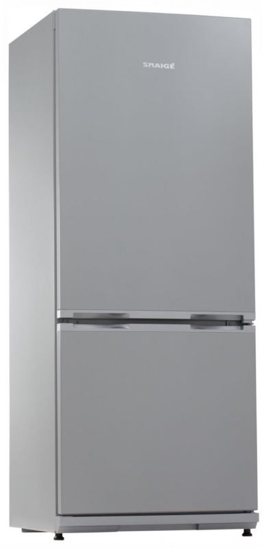 Холодильник Snaige с нижн. мороз., 150x60х65, холод.отд.-173л, мороз.отд.-54л, 2дв., A+, ST, сірий металік