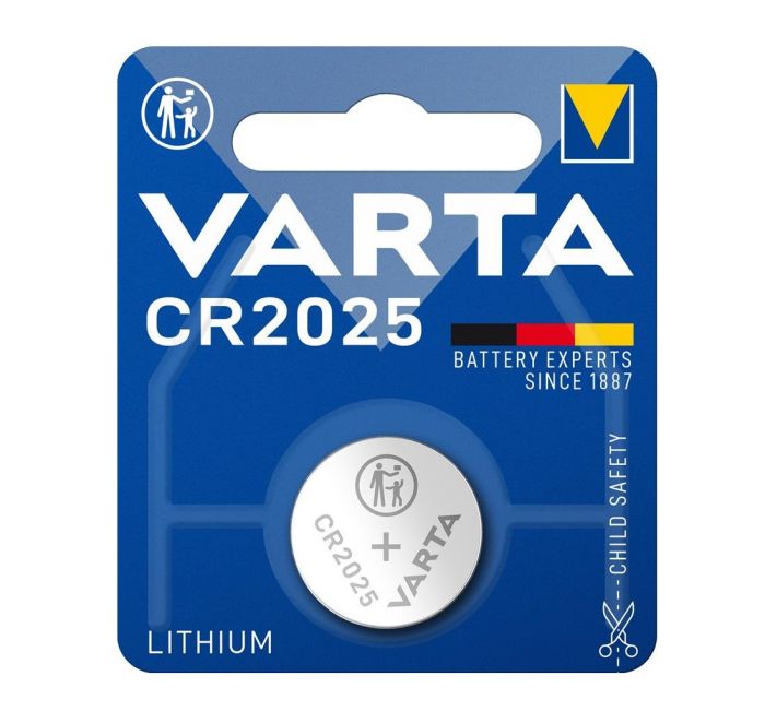 Батарейка Varta літієва CR2025  блістер, 1 шт