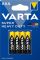 Батарейка Varta Super Heavy Duty  вугільно-цинкова AAA блістер, 4 шт