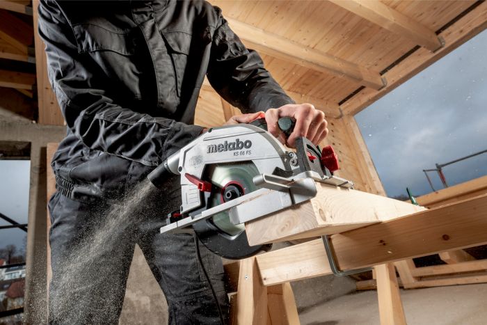 Пила дискова Metabo KS 66 FS, 1500Вт, 190мм, глибина різу 47/66мм, рез 50м/сек, 4/9кг