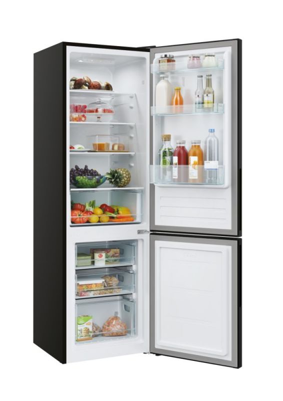 Холодильник Candy з нижн. мороз., 176x55х54.5, холод.відд.-186л, мороз.відд.-74л, 2дв., А+, ST, чорний