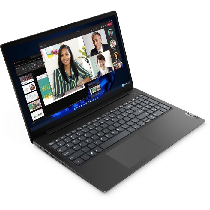 Ноутбук Lenovo V15 15.6" FHD IPS AG, AMD R3-7320U, 16GB, F256GB, UMA, DOS, чорний