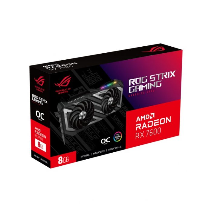 Відеокарта ASUS Radeon RX 7600 8GB GDDR6 STRIX OC ROG-STRIX-RX7600-O8G-GAMING