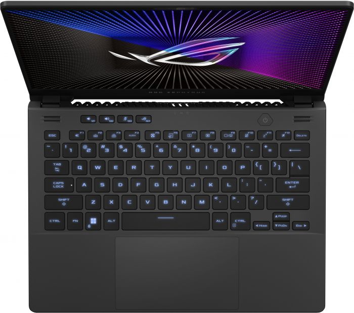 Ноутбук ASUS ROG Zephyrus G14 GA402XZ-NC051W 14" QHD+ mLED, AMD R9-7940HS, 32GB, F1TB, NVD4080-12, Win11, Сірий
