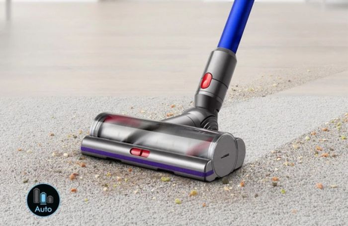 Пилосос DYSON безпровідний V11 SV28 Absolute Extra, 220Вт, конт пил -0,75л, автон. робота до 60хв, вага-3,05кг, HEPA, фіолетовий-синій, ДС419651-01