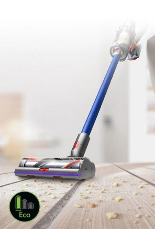 Пилосос DYSON безпровідний V11 SV28 Absolute Extra, 220Вт, конт пил -0,75л, автон. робота до 60хв, вага-3,05кг, HEPA, фіолетовий-синій, ДС419651-01