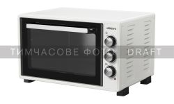 Електропіч ARDESTO 1300Вт, 40л, прихов.ниж.тен, таймер, підсвічув., білий