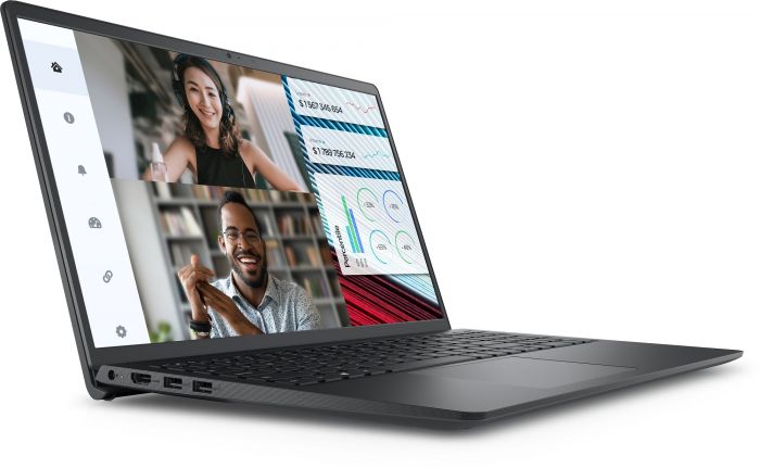 Ноутбук Dell Vostro 3520 15.6" FHD AG, Intel i3-1115G4, 8GB, F256GB, UMA, Win11P, чорний