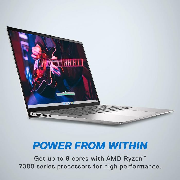 Ноутбук Dell Inspiron 5635 16" FHD+ WVA AG, AMD R7-7730U, 16GB, F1TB, UMA, Win11H, сріблястий