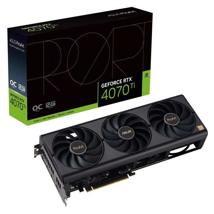 Відеокарта ASUS GeForce RTX 4070 TI 12GB GDDR6X GAMING OC PROART-RTX4070TI-O12G