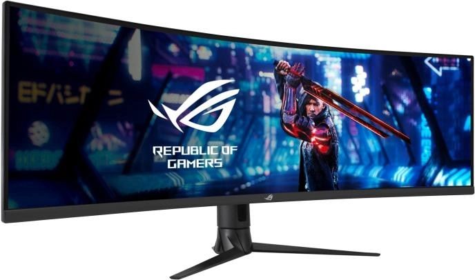 Монітор Asus 49" ROG Strix XG49WCR HDMI, DP, USB-C, 2xUSB, RJ-45, MM, VA, 5120x1440, 32:9, 165Hz, 4ms, sRGB 120%, CURVED, AdaptiveSync, HAS, HDR400