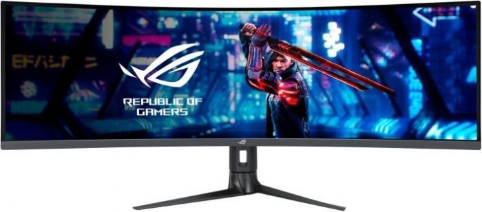 Монітор Asus 49" ROG Strix XG49WCR HDMI, DP, USB-C, 2xUSB, RJ-45, MM, VA, 5120x1440, 32:9, 165Hz, 4ms, sRGB 120%, CURVED, AdaptiveSync, HAS, HDR400