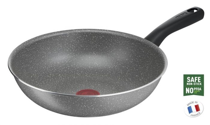 Сковорідка ВОК Tefal COOK NATURAL 28 см алюміній